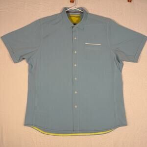 Descendant of Thieves Short Sleeve 2XL Light Blue Shirt. Rare, Handcrafted